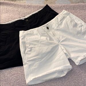 2 Old Navy Short, Black & White, Size 8.